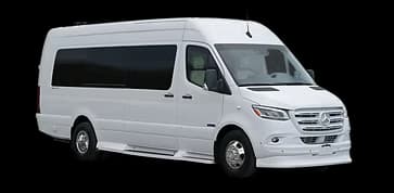 White Mercedes Executive Sprinter van